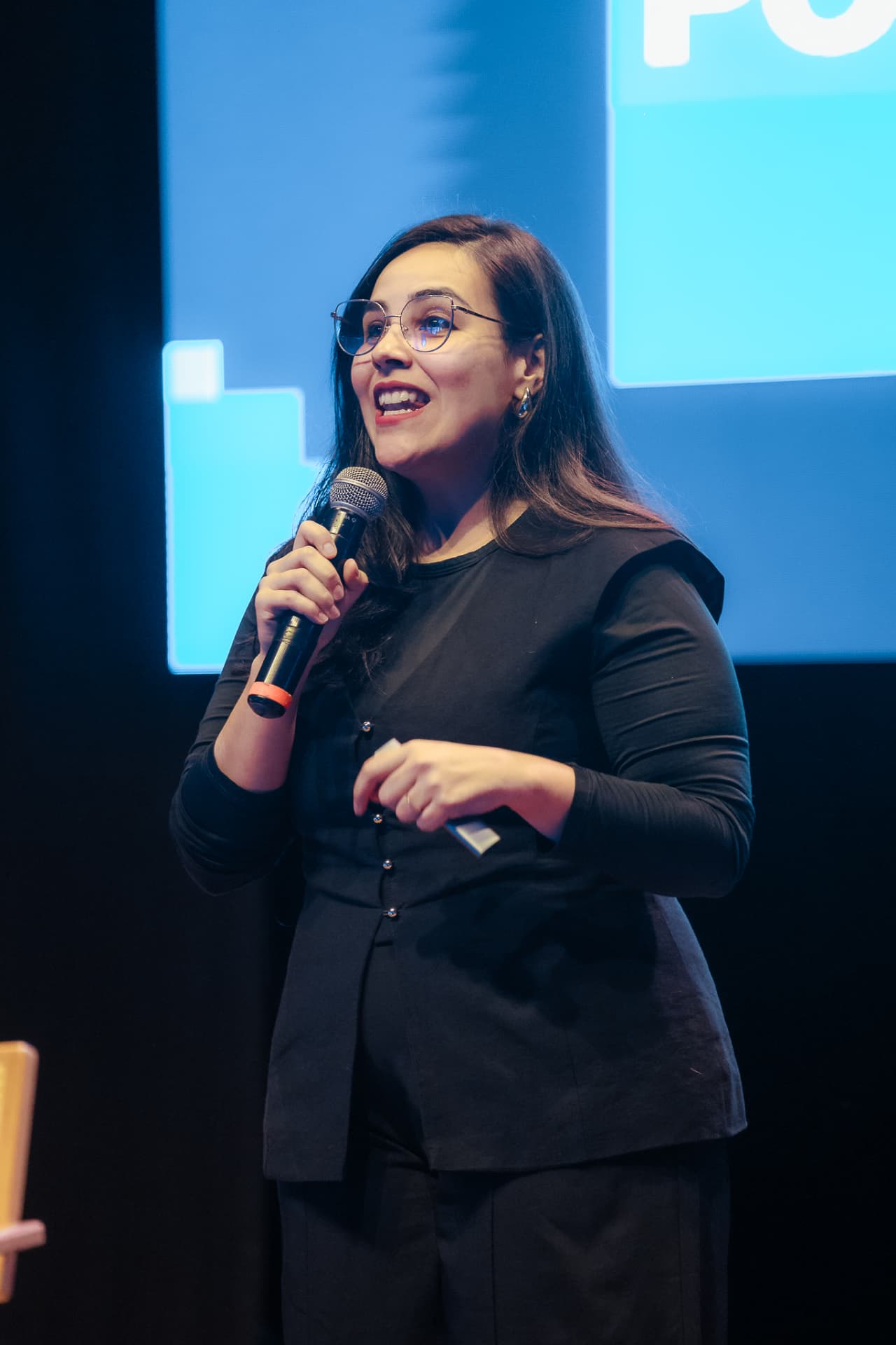 Participação no palco do evento da ContaD